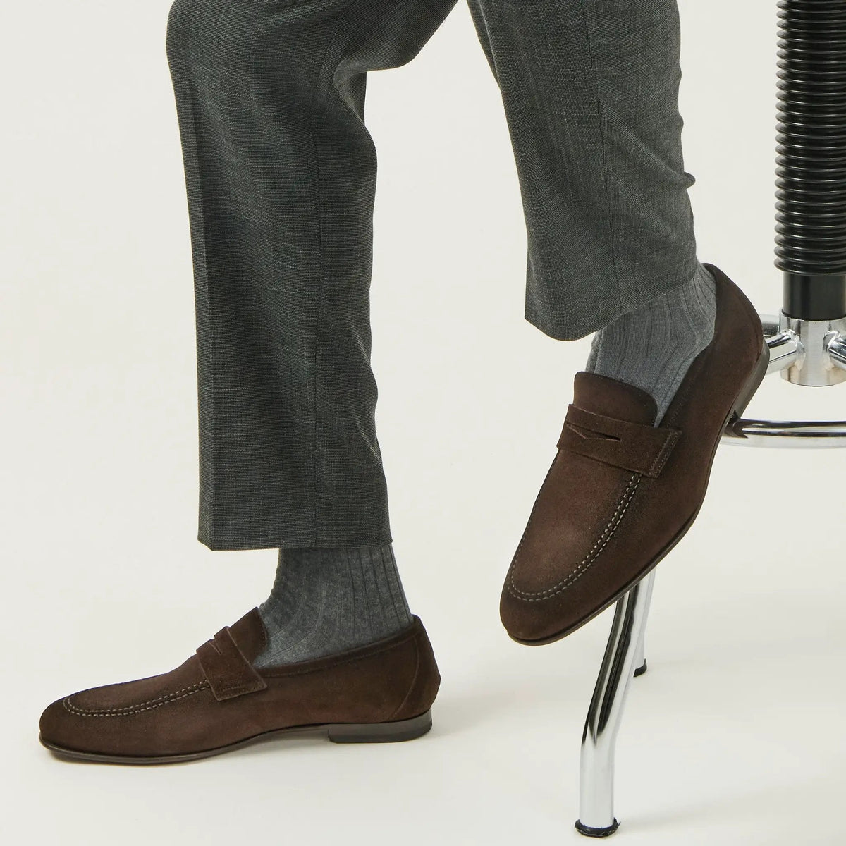 To Boot New York Aldrin Brown Aero Suede Penny Loafer