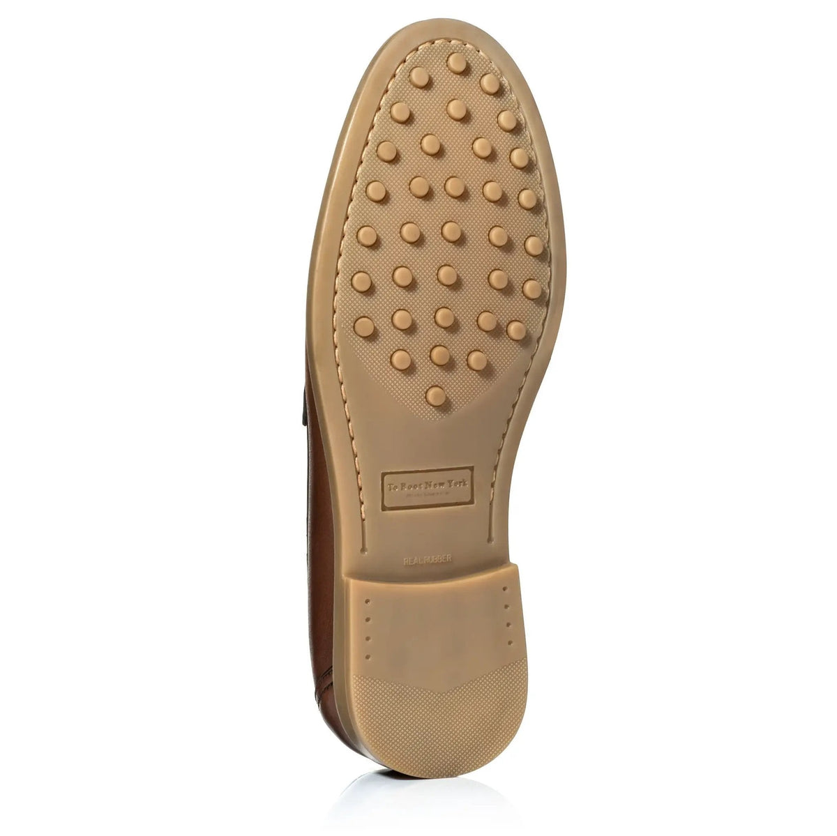 To Boot New York Bennett Burnished Tan Brown Baby Calf Leather Penny Loafer