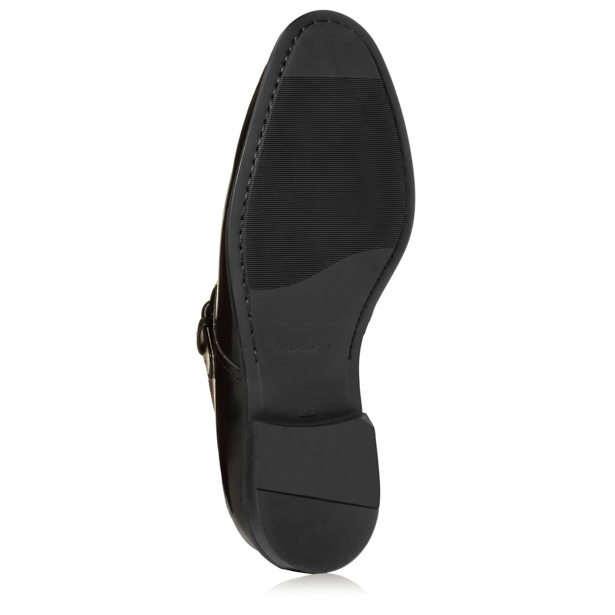 To Boot New York Dom Black Calf Leather Monkstrap