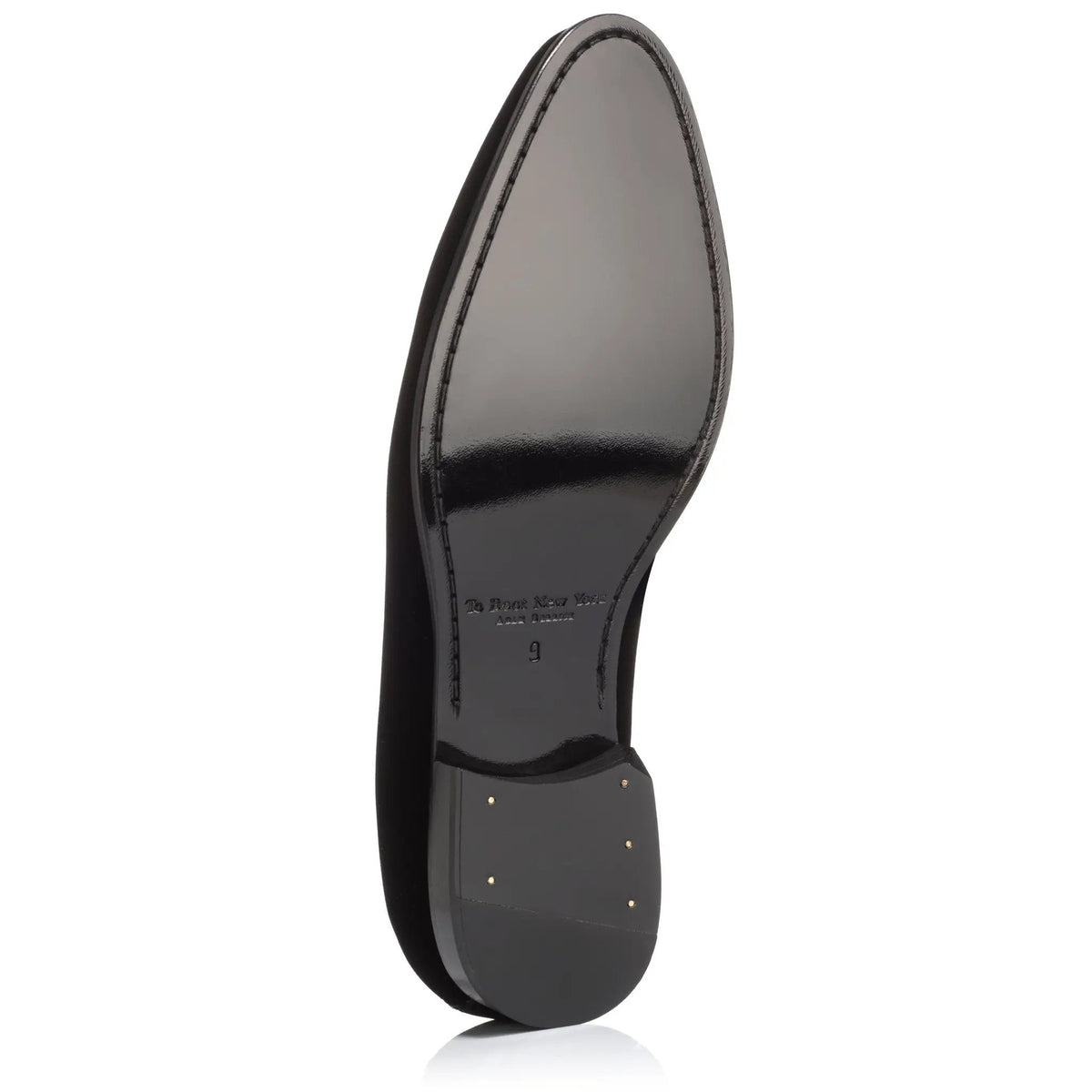 To Boot New York Bolton Black Velvet Formal Slip-On