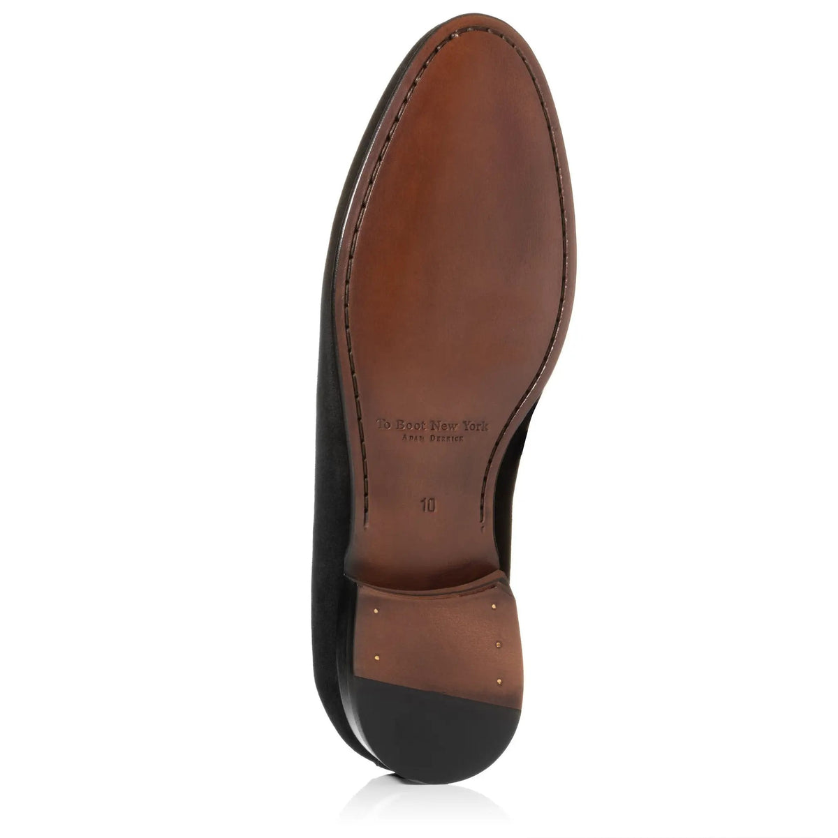 To Boot New York Shayne Black Suede Bow Pump Belgian Loafer