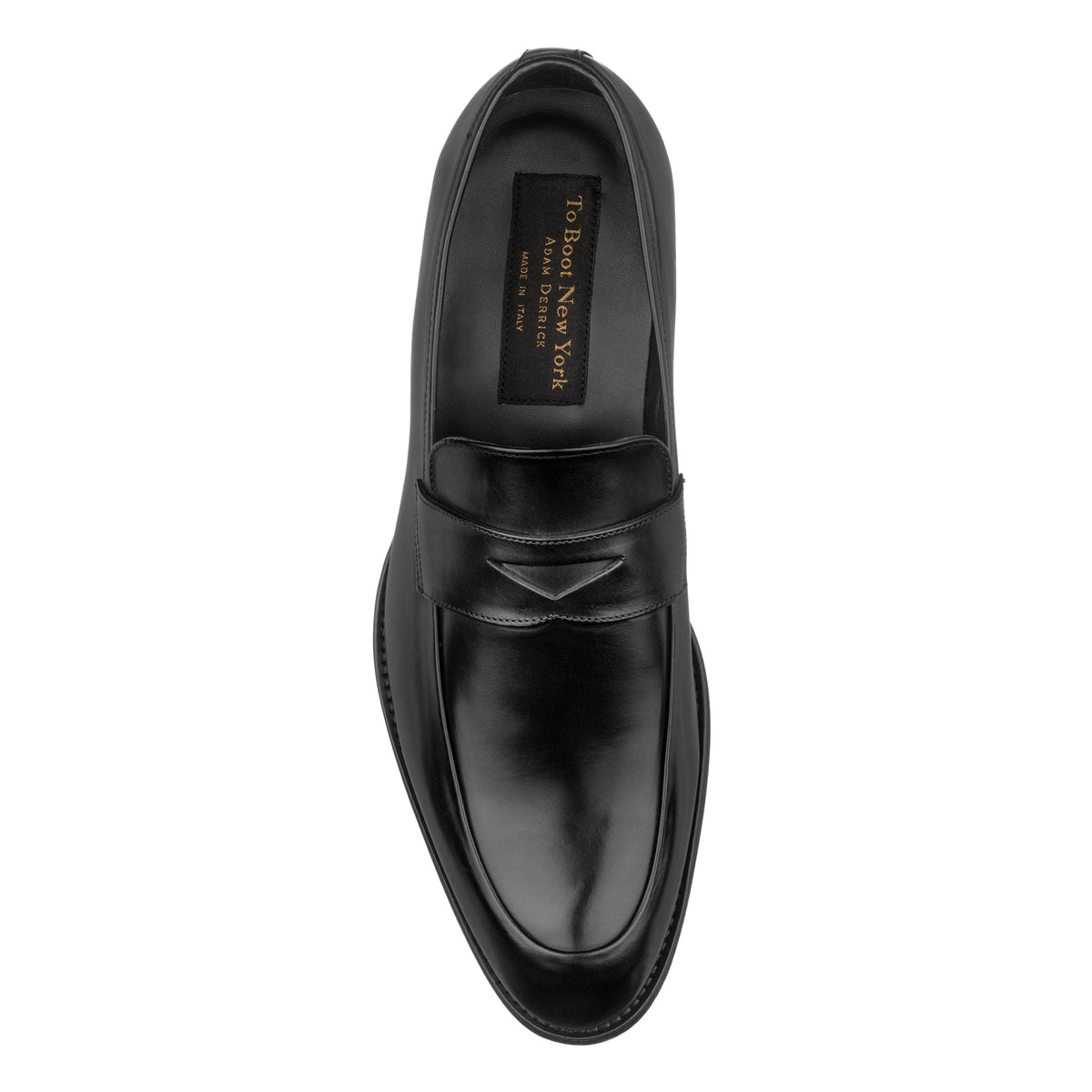 To Boot New York Francis Black Calf Dress Loafer