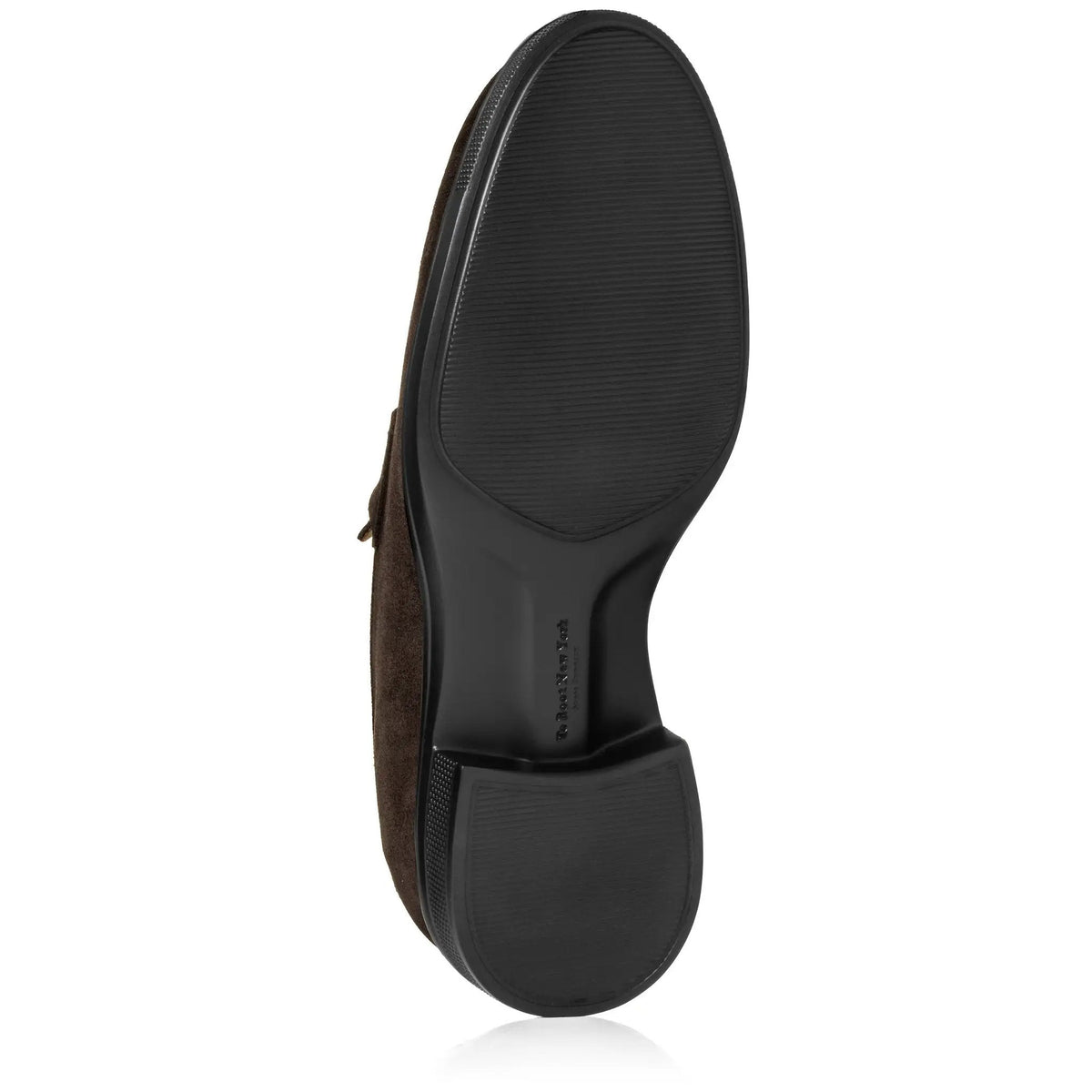 To Boot New York Joey Water-Repellent Dark Brown Suede Penny Loafer