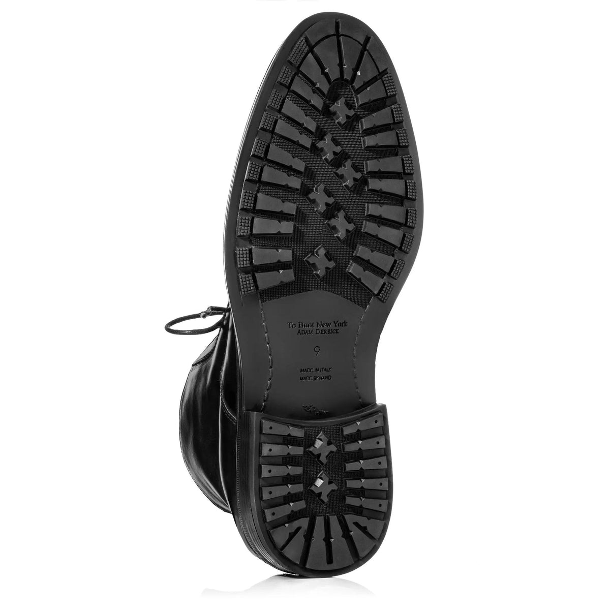 To Boot New York Major Black Calf Lace-Up Boot