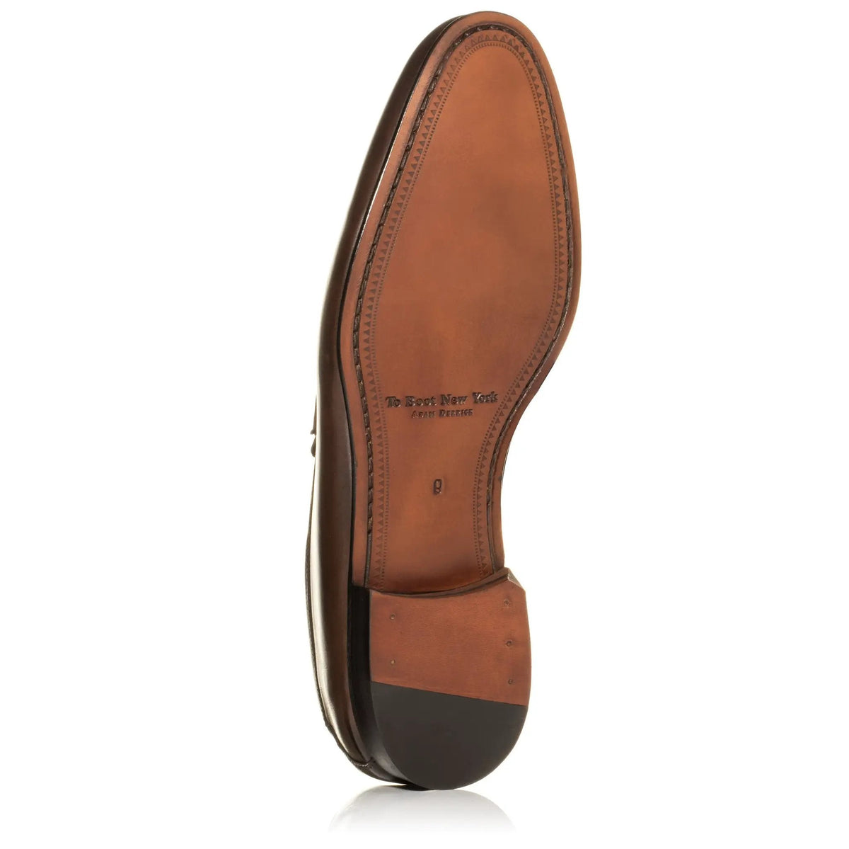To Boot New York Berkshire Burnished Brown Calf Bit Loafer