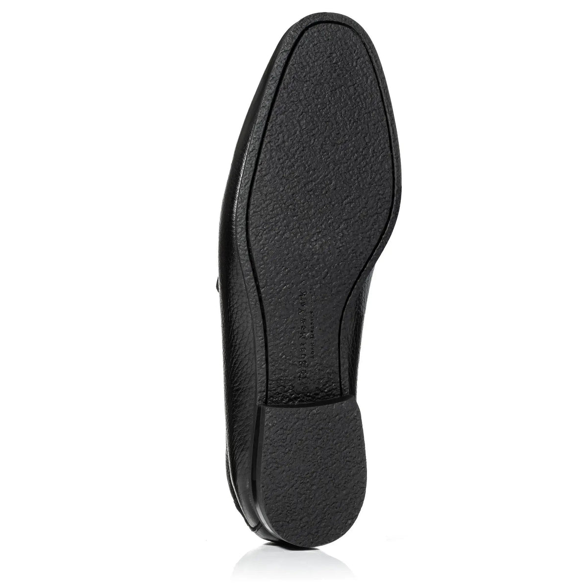 To Boot New York Brunswick Black Deerskin Leather Slip-On Loafer