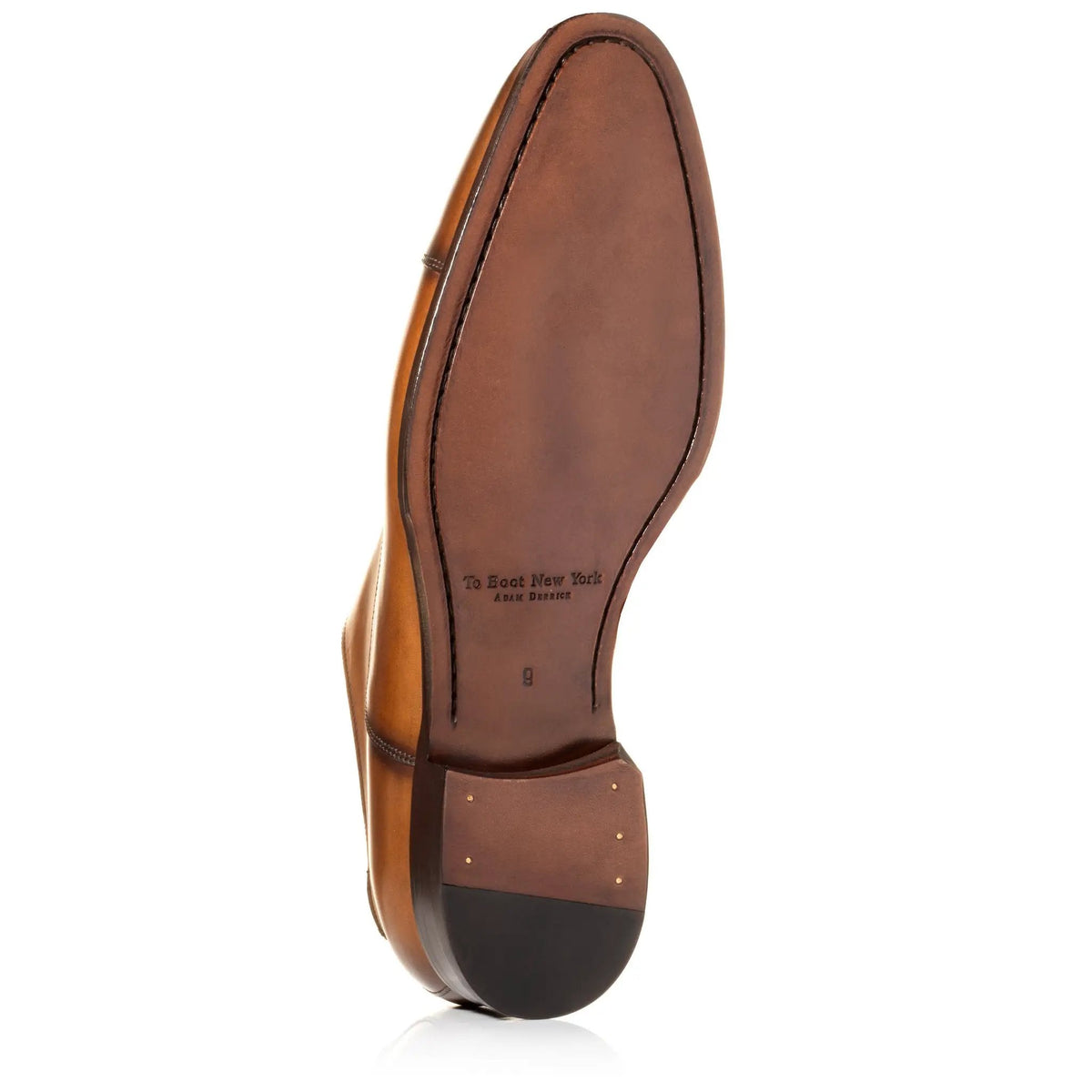To Boot New York Frankie Tobacco Calf Leather Cap Toe Balmoral