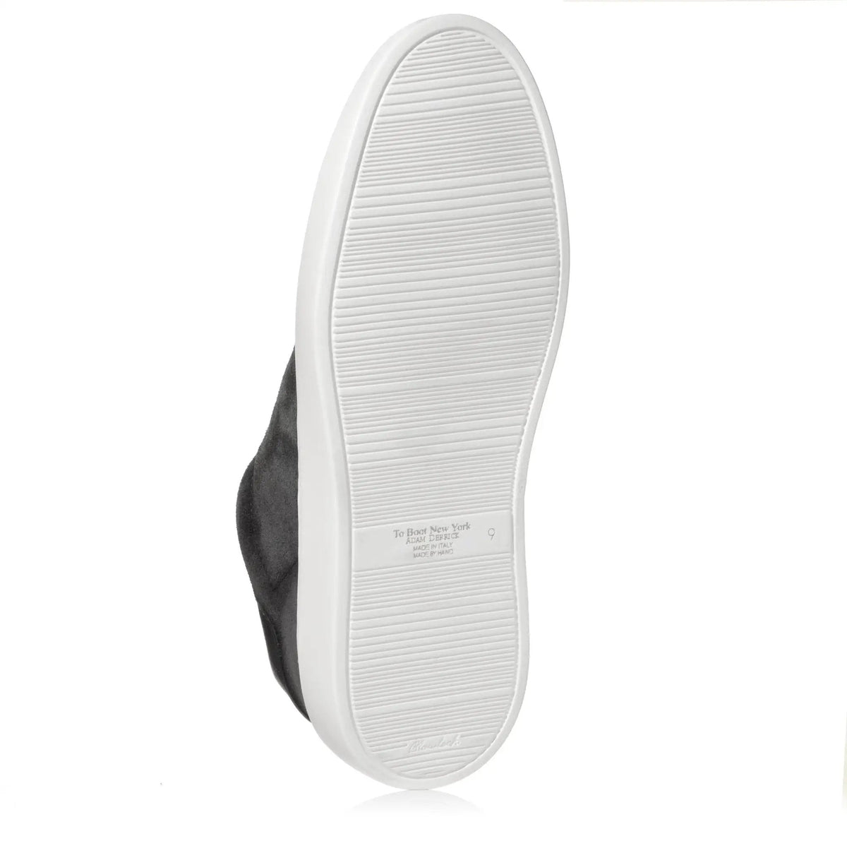 To Boot New York James Grey Aero Suede Stretch Lace Luxury Low-Top Sneaker