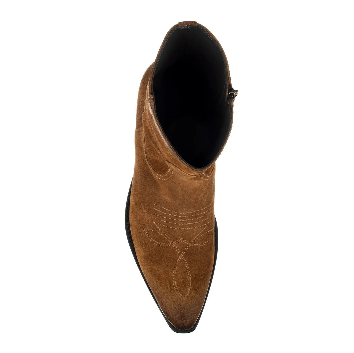 To Boot New York Atticus Whiskey Suede Western Zip Boot
