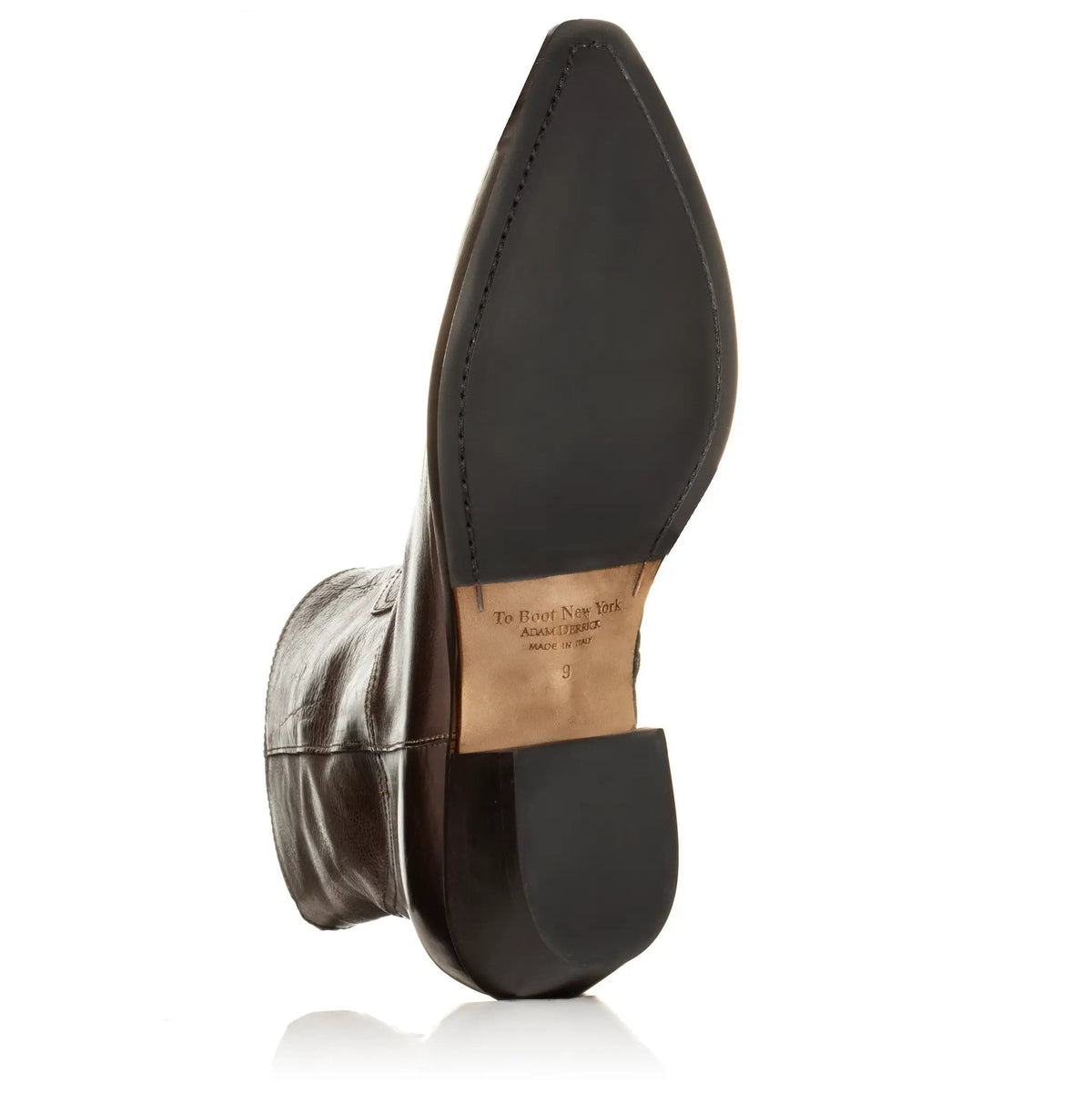 To Boot New York Augustus Brown Leather Western Boot