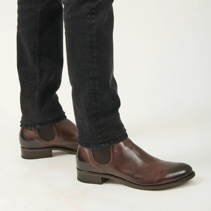 To Boot New York Bedell Dark Brown Leather Chelsea Boot