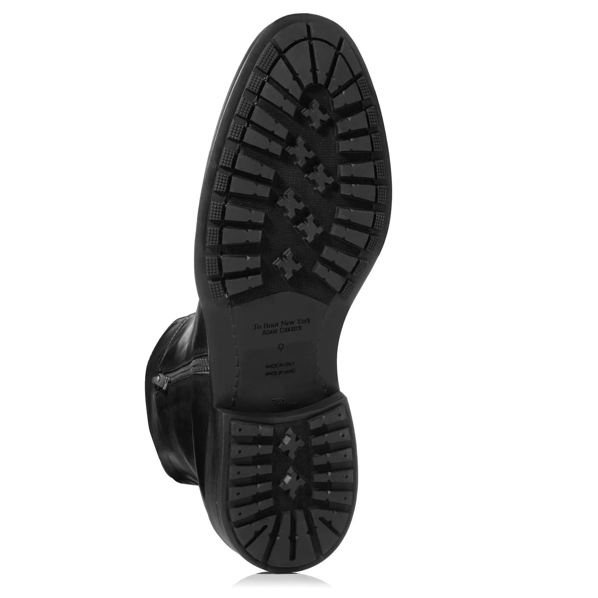 To Boot New York Boyd Black Calf Zip Boot