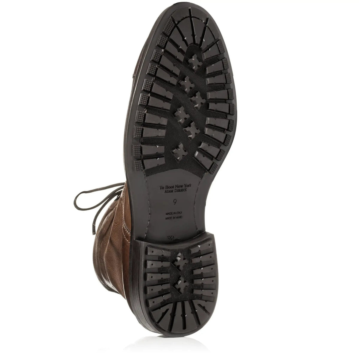 To Boot New York Burkett Cognac Cap Toe Lace-Up Boot