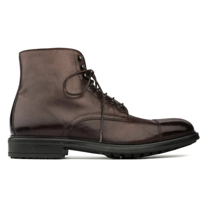 To Boot New York Burkett Dark Brown Cap Toe Boot