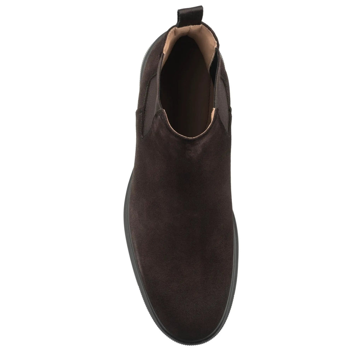 To Boot New York Carlsbad Dark Brown Weather-Repellent Suede Chelsea Boot