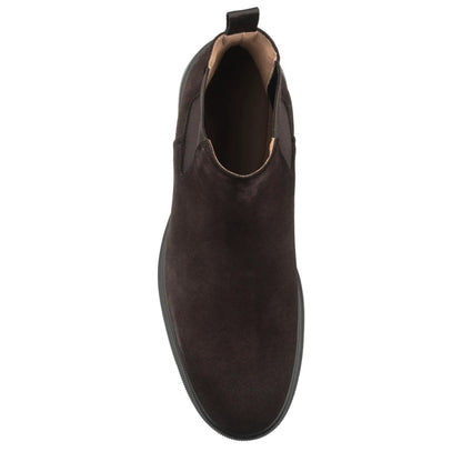 To Boot New York Carlsbad Dark Brown Weather-Repellent Suede Chelsea Boot