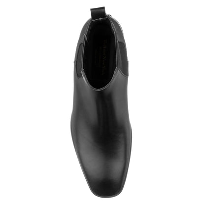 To Boot New York Christophe Black Calf Leather Chelsea Boot