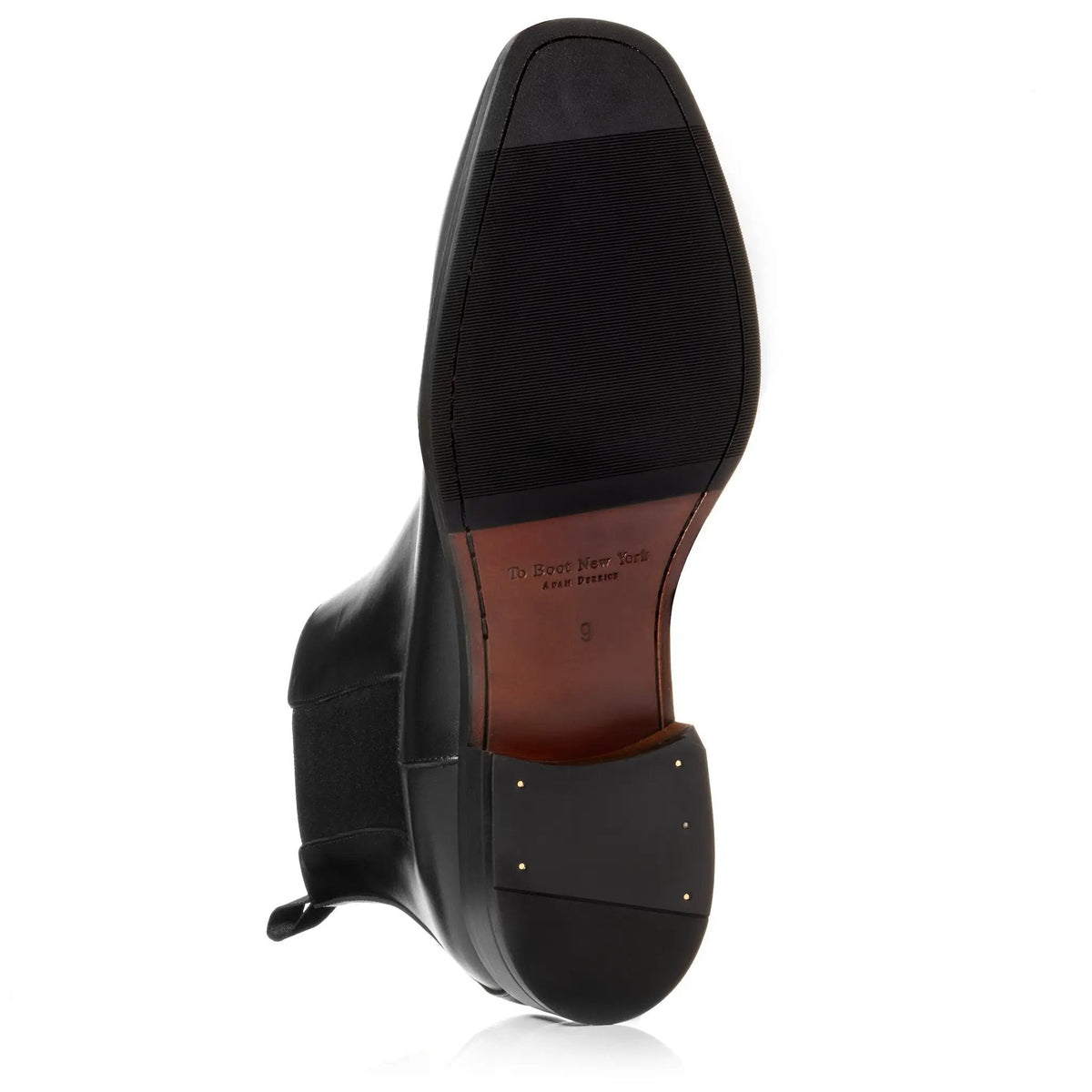 To Boot New York Christophe Black Calf Leather Chelsea Boot