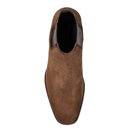 To Boot New York Christophe Chocolate Suede Chelsea Boot