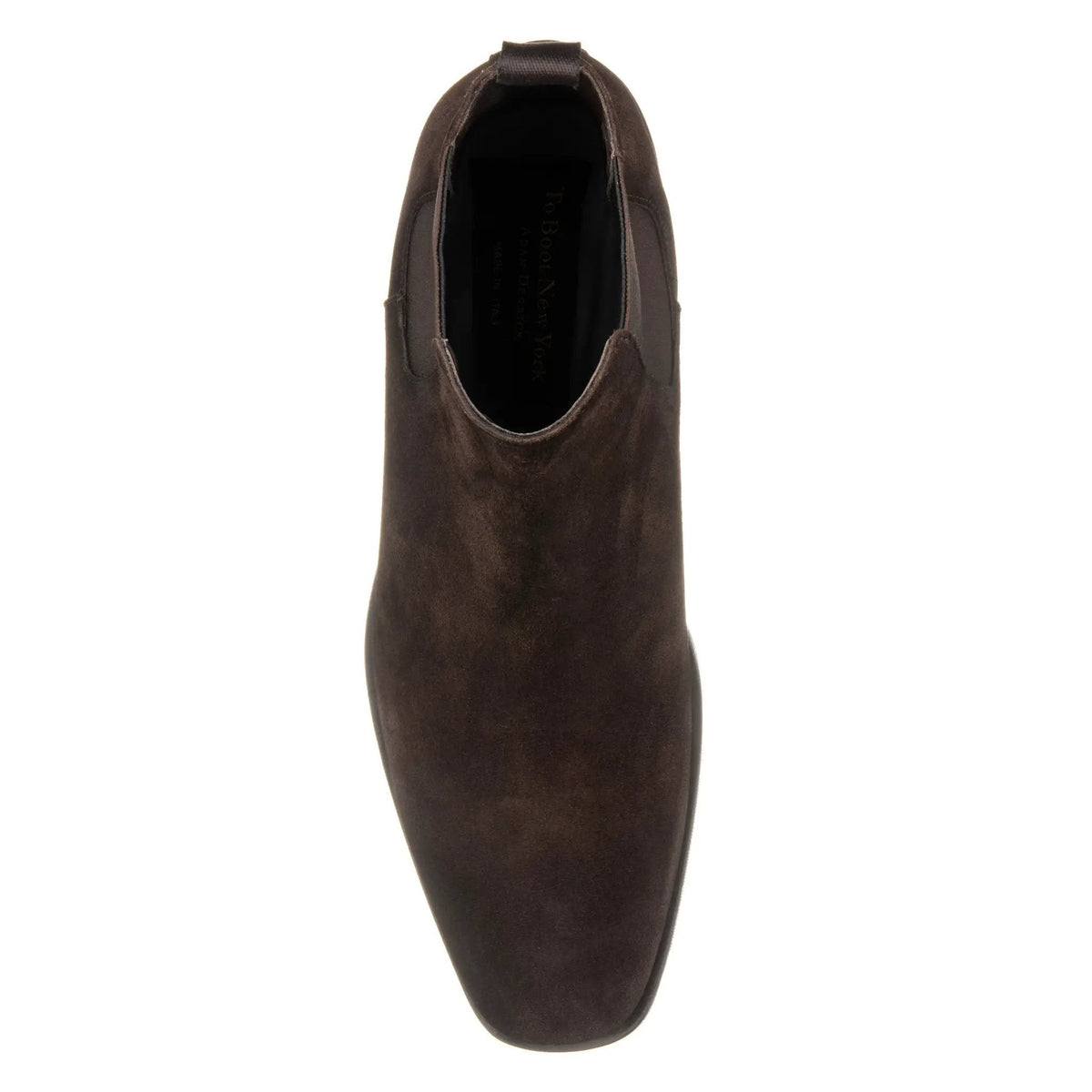 To Boot New York Christophe Dark Brown Suede Chelsea Boot