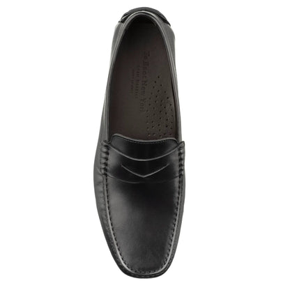 To Boot New York Adelaide Black Calf Leather Driving Shoe