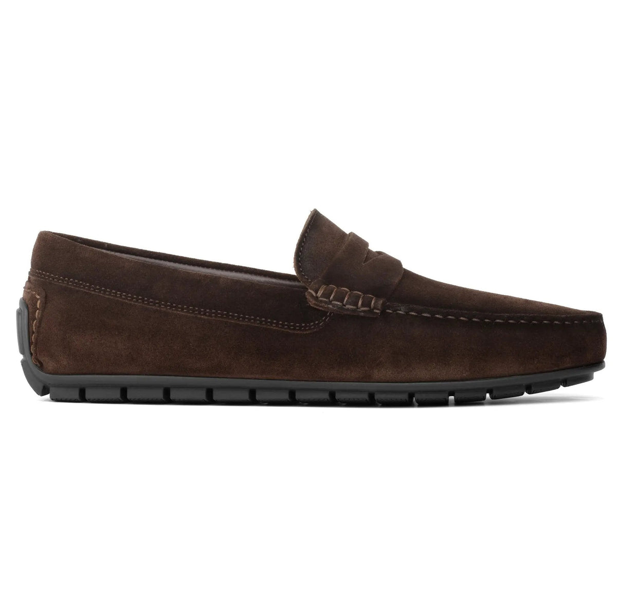 To Boot New York Adelaide Brown Aero Suede Driving Shoe