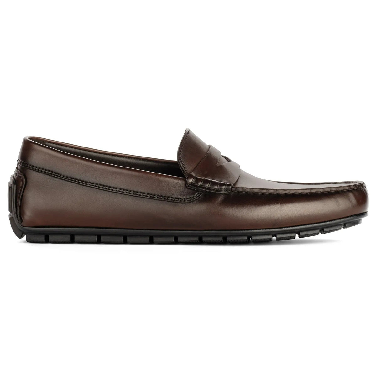 To Boot New York Adelaide Dark Brown Calf Leather Driving Shoe