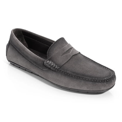 To Boot New York Adelaide Grey Aero Suede Driving Shoe
