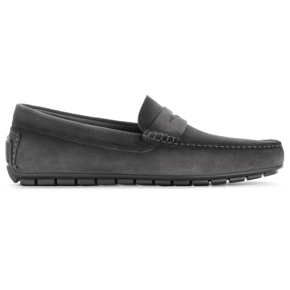 To Boot New York Adelaide Grey Aero Suede Driving Shoe