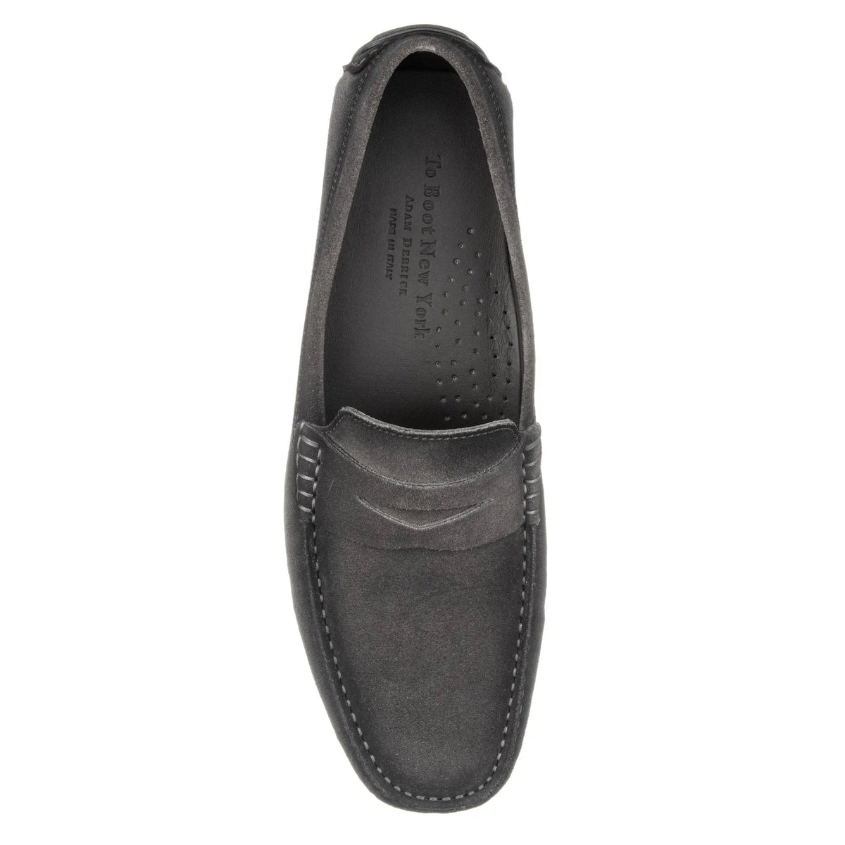 To Boot New York Adelaide Grey Aero Suede Driving Shoe