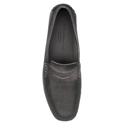 To Boot New York Adelaide Grey Aero Suede Driving Shoe