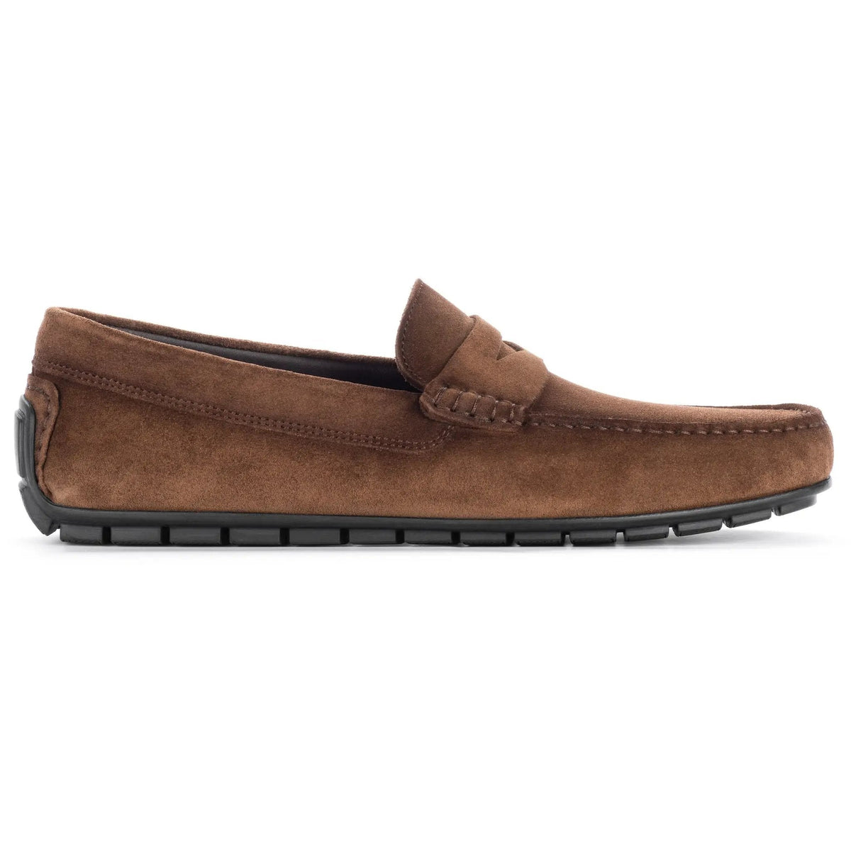 To Boot New York Adelaide Mid Brown Aero Suede Driving Shoe