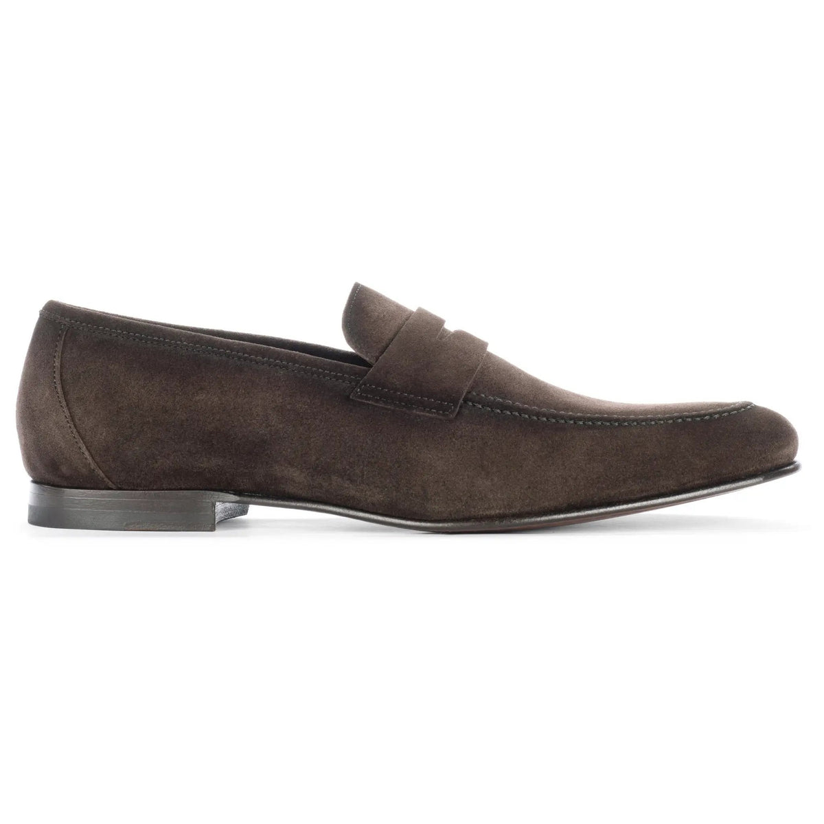 To Boot New York Aldrin Brown Aero Suede Penny Loafer