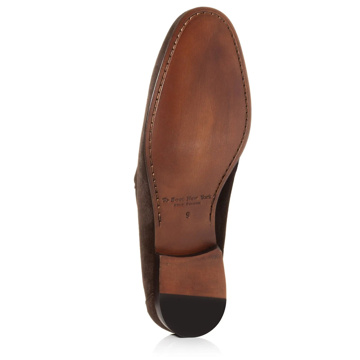 To Boot New York Aldrin Brown Aero Suede Penny Loafer