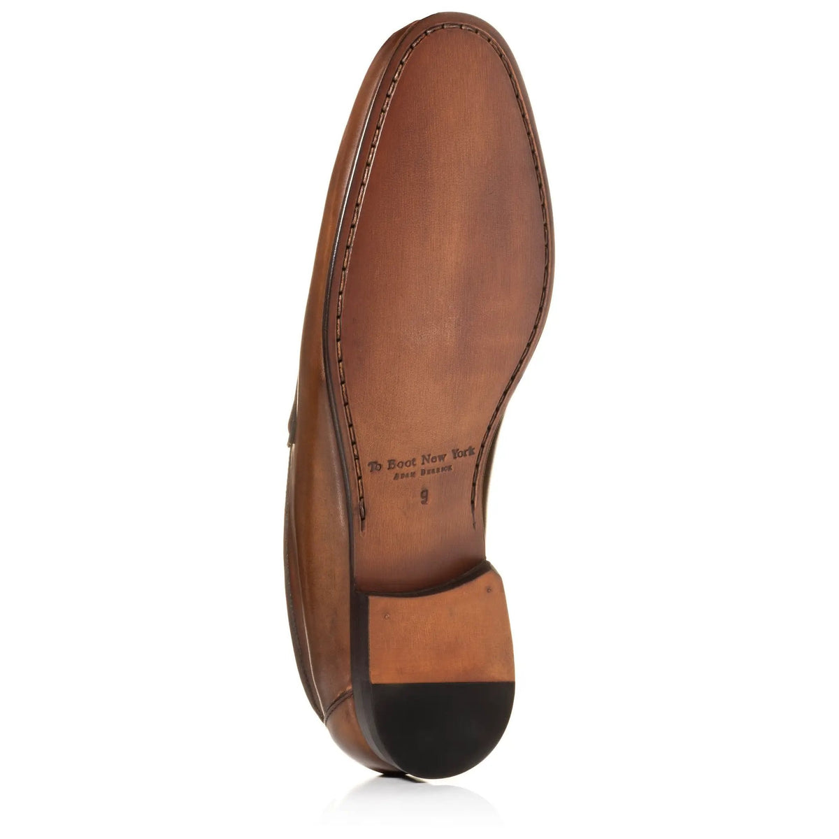 To Boot New York Aldrin Brown Calf Leather Penny Loafer