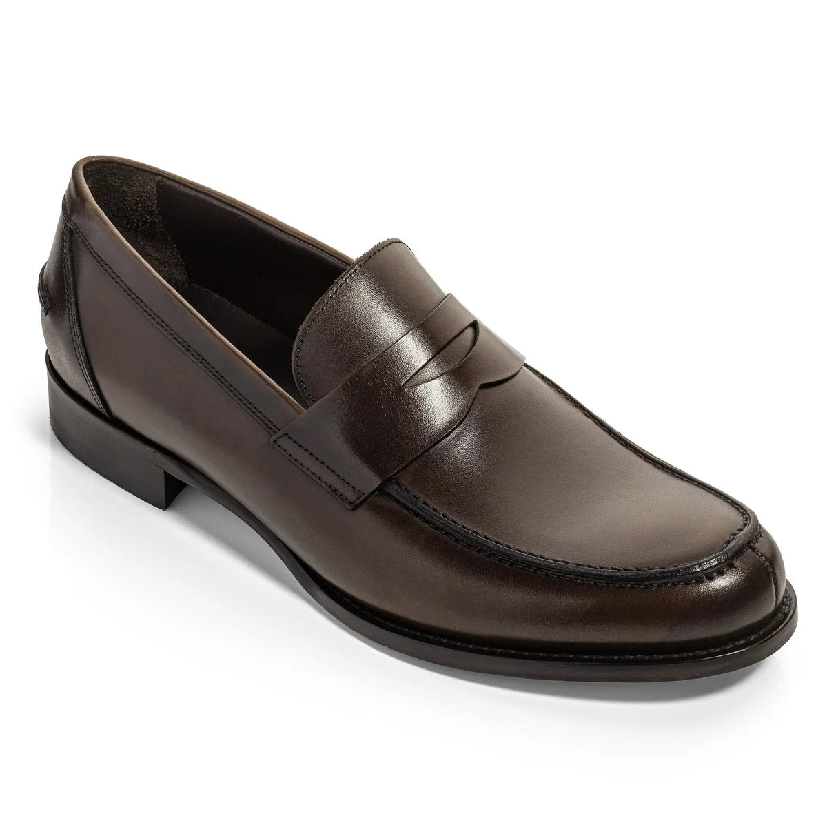 To Boot New York Atlantis Dark Brown Full-Grain Calf Leather Penny Loafer