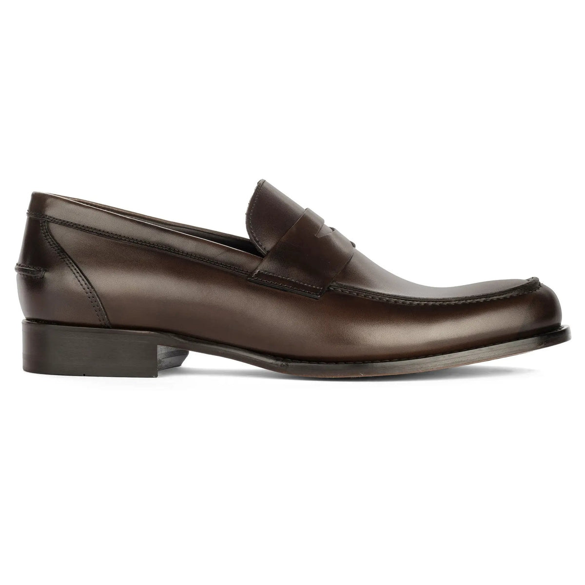To Boot New York Atlantis Dark Brown Full-Grain Calf Leather Penny Loafer