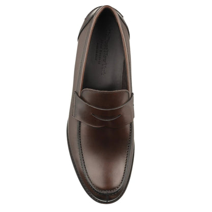To Boot New York Atlantis Dark Brown Full-Grain Calf Leather Penny Loafer