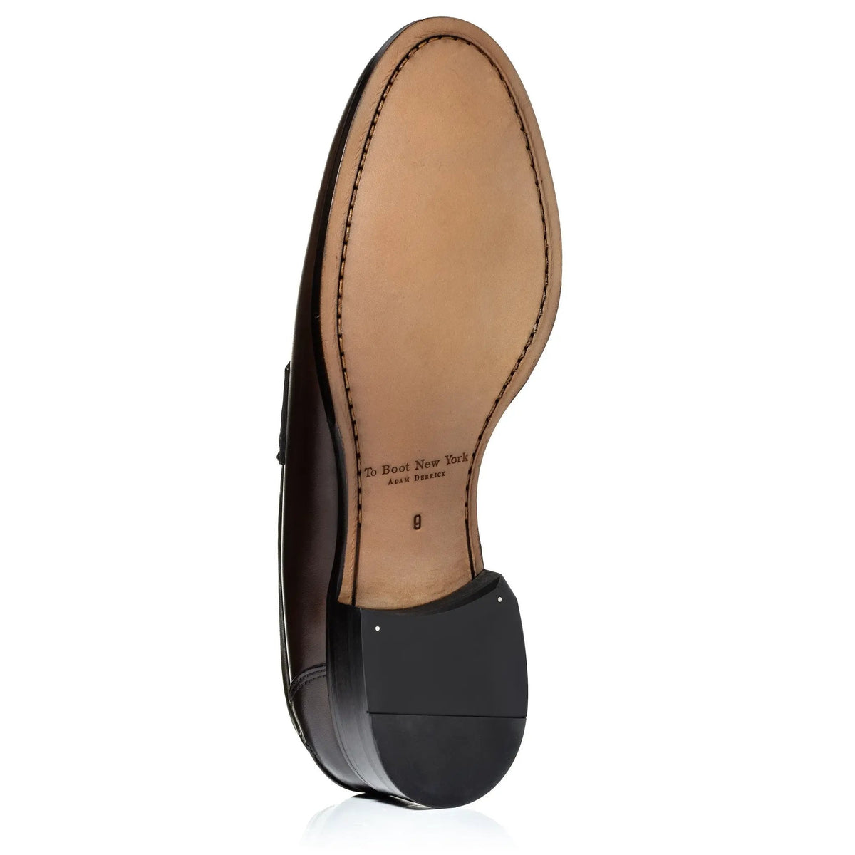 To Boot New York Atlantis Dark Brown Full-Grain Calf Leather Penny Loafer