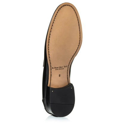 To Boot New York Atlantis Two-Tone Black & White Box Calf Leather Penny Loafer