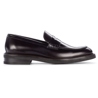 To Boot New York Balboa Dark Brown Leather Penny Slip-On