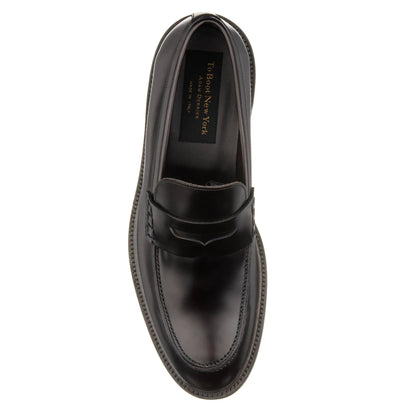 To Boot New York Balboa Dark Brown Leather Penny Slip-On
