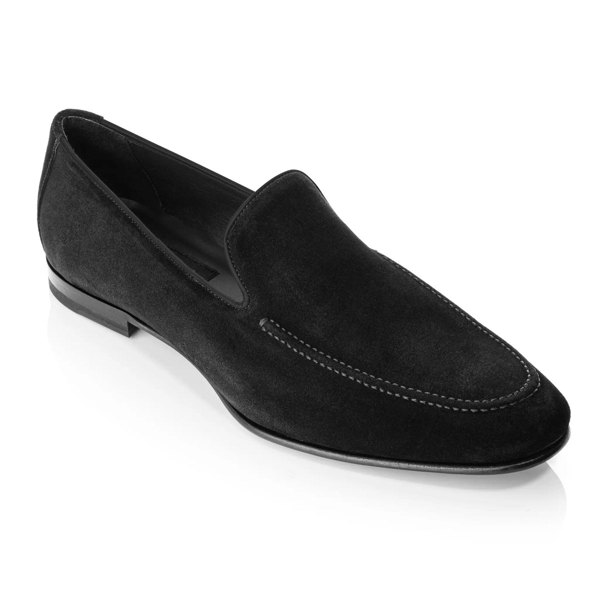 To Boot New York Beamon Black Suede Slip-On Loafer