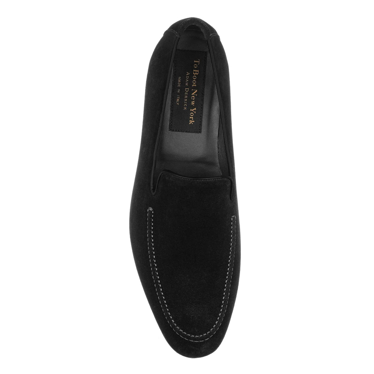 To Boot New York Beamon Black Suede Slip-On Loafer