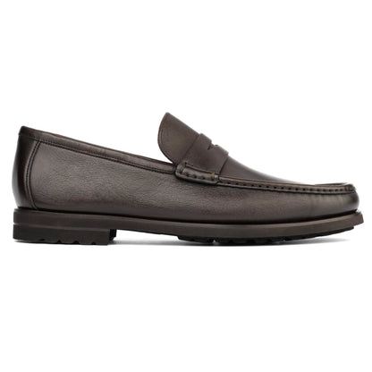 To Boot New York Belfast Dark Brown Calf Penny Loafer