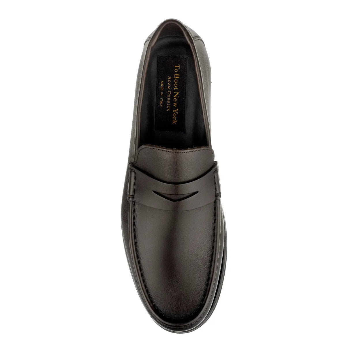 To Boot New York Belfast Dark Brown Calf Penny Loafer
