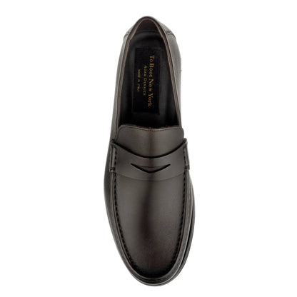To Boot New York Belfast Dark Brown Calf Penny Loafer