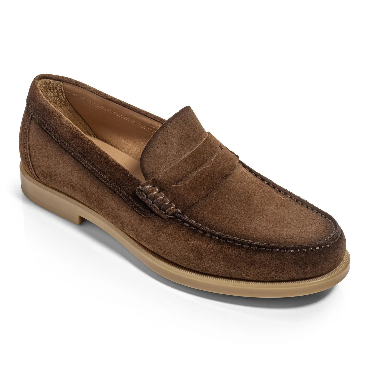 To Boot New York Bennett Brown Suede College Penny Loafer