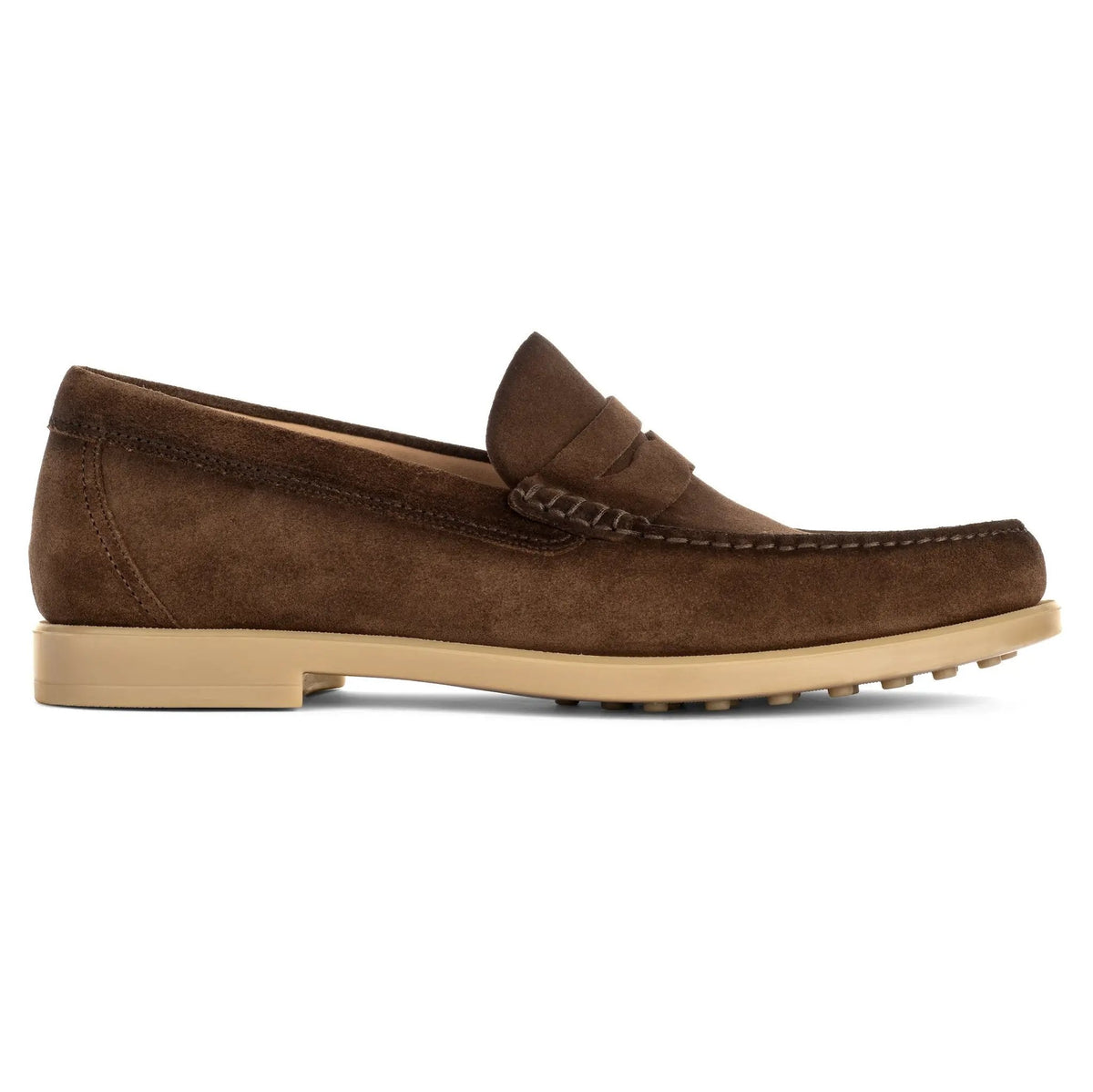 To Boot New York Bennett Brown Suede College Penny Loafer