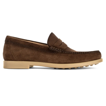 To Boot New York Bennett Brown Suede College Penny Loafer